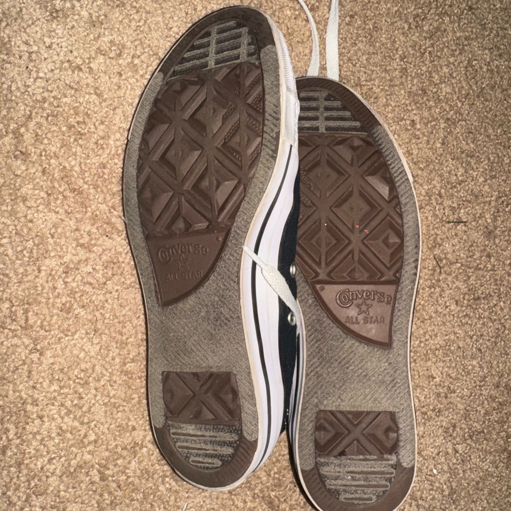 Converse Classic Black and White Lace-Up Shoes - Picture 2 of 2